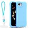 Dėklas Telforceone Safepop case with strap for iPhone 16e / 17e mėlynas