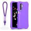 Dėklas Telforceone Safepop case with strap for Samsung Galaxy A17 4G / A17 5G / A26 5G violetinė