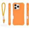 Dėklas Telforceone Safepop case with strap for iPhone 16 Pro Max 6,9" oranžinis