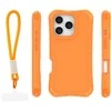 Telforceone „Safepop“ dėklas su dirželiu, skirtas „iPhone 16 Pro Max 6,9“; oranžinis