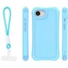 Dėklas Telforceone Safepop case with strap for iPhone 16e / 17e mėlynas