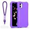 Dėklas Telforceone Safepop case with strap for iPhone 11 violetinė
