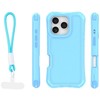 Dėklas Telforceone Safepop case with strap for iPhone 16 Pro Max 6,9" mėlynas