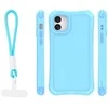 Dėklas Telforceone Safepop case with strap for iPhone 11 mėlynas