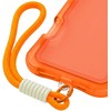Dėklas Telforceone Safepop case with strap for iPhone 16e / 17e oranžinis