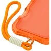 Telforceone „Safepop“ dėklas su dirželiu, skirtas „iPhone 15 Pro 6,1“; oranžinis