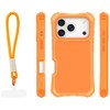 Dėklas Telforceone Safepop case with strap for iPhone 17 Pro Max 6,9" oranžinis