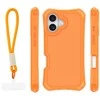 Dėklas Telforceone Safepop case with strap for iPhone 17 6,3" oranžinis