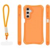 Dėklas Telforceone Safepop case with strap for Samsung Galaxy A16 4G / A16 5G oranžinis