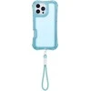Dėklas Telforceone Safepop case with strap for iPhone 16 Pro 6,3" mėlynas