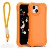 Dėklas Telforceone Safepop case with strap for iPhone 13 6,1" oranžinis
