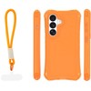 Dėklas Telforceone Safepop case with strap for Samsung Galaxy S26 oranžinis