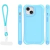 Telforceone „Safepop“ dėklas su dirželiu, skirtas „iPhone 15 6,1“; mėlynas