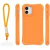 Telforceone „Safepop“ dėklas su dirželiu, skirtas „iPhone 12 / 12 Pro 6,1“; oranžinis