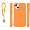Telforceone „Safepop“ dėklas su dirželiu, skirtas „iPhone 14 6,1“; oranžinis