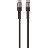 Telforceone Setty cable USB-C - USB-C 100W 1,0 m KSL-02 juodas JO