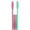 Telforceone Setty cable USB-C - USB-C 1,5 m 3A KGC-C-1.5320 turquoise-pink gradient