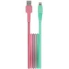 Telforceone Setty USB - Lightning kabelis 1,5 m 2,4A KGA-L-1.52420 turkio-rožinės spalvos gradientas