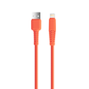 TelForceone Setty kabelis USB - Lightning 1,5 m 2,1A KSA-L-1.5210 oranžinis
