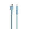 TelForceone Setty kabelis USB - Lightning 1,5 m 2,1A KSA-L-1.523 mėlynas