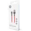 TelForceone Setty kabelis USB - microUSB 1,0 m 3A FC-M raudonas - be pakuotės