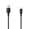 TelForceone Setty kabelis USB - microUSB 1,0 m 1A juodas NAUJIENA
