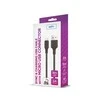 TelForceone Setty kabelis USB - microUSB 3,0 m 2A juodas NAUJIENA