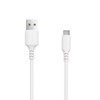 Telforceone Setty kabelis USB - USB-C 1,0 m 2A balta NAUJIENA