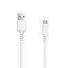 Telforceone Setty kabelis USB - USB-C 1,0 m 2A balta NAUJIENA