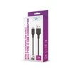TelForceone Setty kabelis USB - USB-C 1,0 m 3A juodas