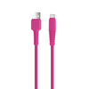 TelForceone Setty kabelis USB - USB-C 1,5 m 2A KSA-C-1.526 rožinis