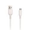 Telforceone Setty kabelis USB - USB-C 3,0 m 2A balta NAUJIENA