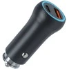 Telforceone Setty car charger USB-A + USB-C 20W CC-AC-201 juodas