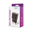 Setty įkroviklis 1x USB 1A juodas
