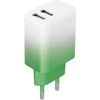 Telforceone Setty charger 2x USB 18W LSIG-AA-20 mint-baltas gradient