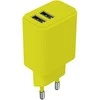 Telforceone Setty charger 2x USB 2,4A LSIM-AA-1211 lime