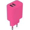 Telforceone Setty charger 2x USB 2,4A LSIM-AA-126 pink