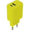 Telforceone Setty įkroviklis USB + USB-C 20W LSIM-AC-2011 lime