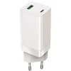 Telforceone Setty GAN sieninis įkroviklis PD+QC USB + USB-C 65W LSI-02 baltas JO