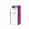 Setty išorinė baterija 2600 mAh mini balta