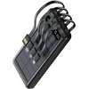 TelForceone "Setty" saulės energijos bankas SLR-100 10000 mAh, juodas