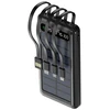 TelForceone "Setty" saulės energijos bankas SLR-100 10000 mAh, juodas