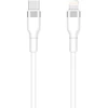 TelForceone "Setty" USB-C - "Lightning" kabelis 1 m 3A KSC-L-130, baltas