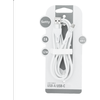 TelForceone "Setty" USB - USB-C kabelis 1,2 m 2A KSA-C-1.220 baltas