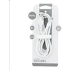 TelForceone "Setty" USB - USB-C kabelis 1,2 m 2A KSA-C-1.220 baltas