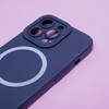 iLike TelForceone Silicon Magsafe dėklas skirtas Apple iPhone 14 Pro 6,1'', tamsiai mėlynas