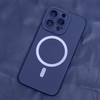 iLike TelForceone Silicon Magsafe dėklas skirtas Apple iPhone 14 Pro 6,1'', tamsiai mėlynas