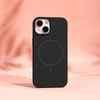 Dėklas Telforceone Silicone Thin Mag case for iPhone 12 / 12 Pro 6,1" juodas