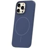 Dėklas Telforceone Silicone Thin Mag case for iPhone 15 Pro Max 6,7" dark mėlynas