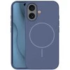 Dėklas Telforceone Silicone Thin Mag case for iPhone 16 6,1" dark mėlynas